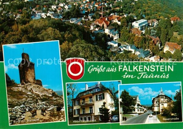Falkenstein Taunus Panorama Hauptstraße Burg Steinwild Hau