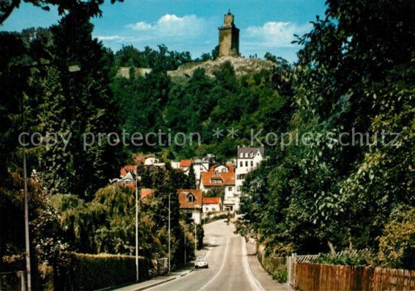 Falkenstein Taunus Blick zur Burgruine