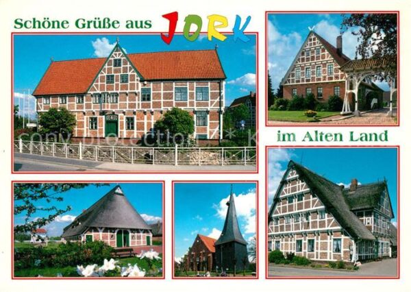 Jork Fachwerkhäuser Kirche
