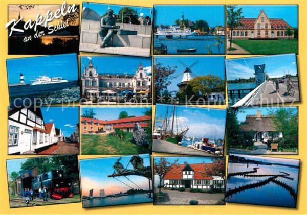Kappeln Schlei Leuchtturm Fährschiff Stadtansichten