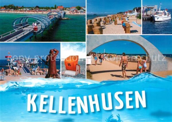 Kellenhusen Ostseebad Seebrücke Strand Fährschiff