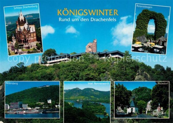 Koenigswinter Schloss Drachenburg Petersberg Rhöndorf