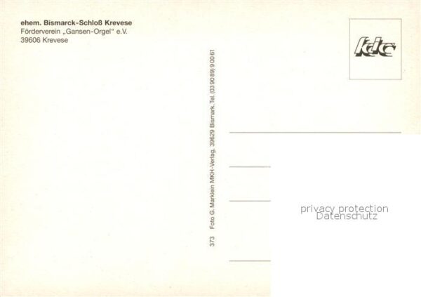 Krevese Ehemaliges Bismarck Schloss – Bild 2