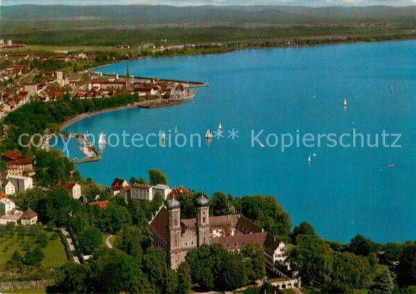 Friedrichshafen Bodensee Fliegeraufnahme Hafen Panorama