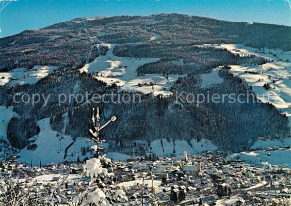 Schladming Obersteiermark Fliegeraufnahme Winterlandschaft