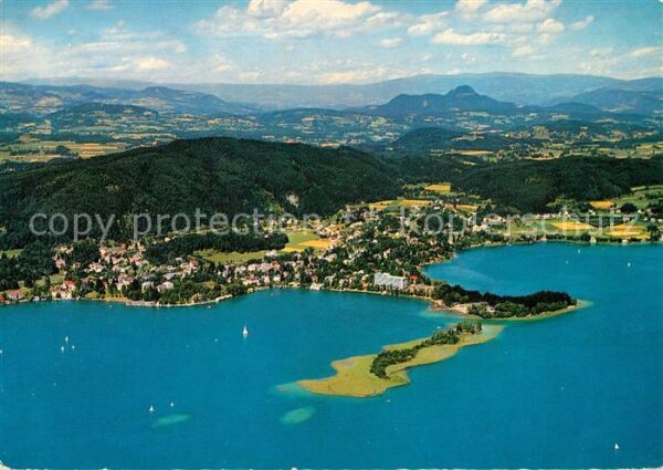 Poertschach Woerthersee Fliegeraufnahme