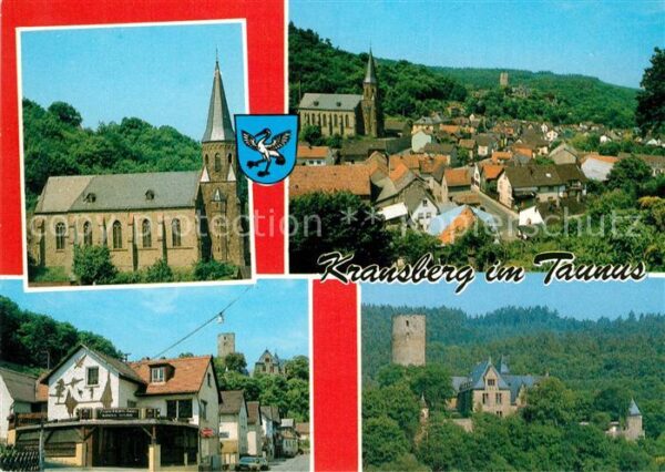 Usingen Kirche Burg Imbissstube Zum Hirschen St