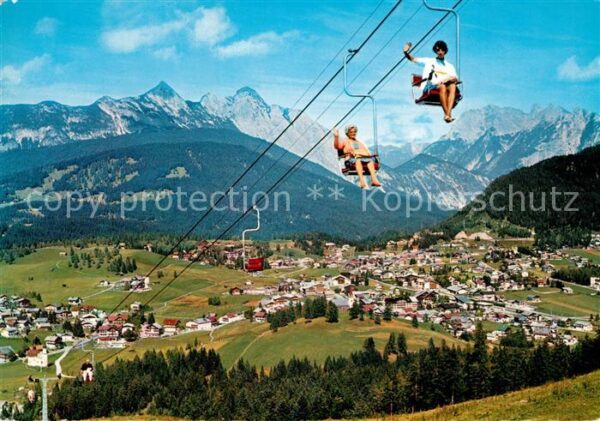 Seefeld Tirol Fliegeraufnahme Gschwandkopflift Karwen