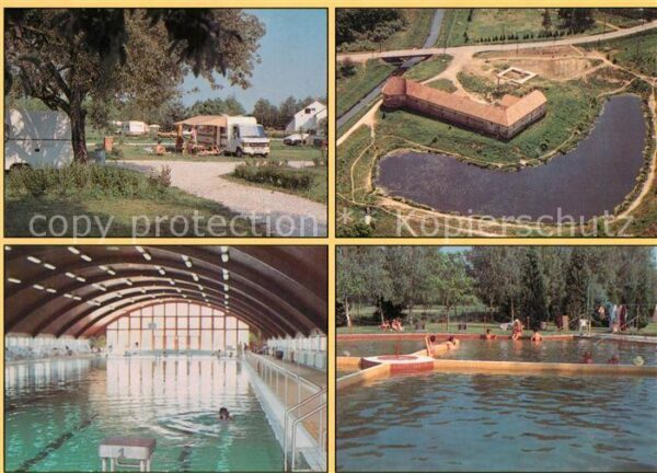 Lenti Fliegeraufnahme Camping Burg Thermalbad