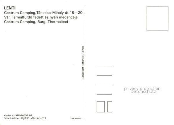 Lenti Fliegeraufnahme Camping Burg Thermalbad – Bild 2