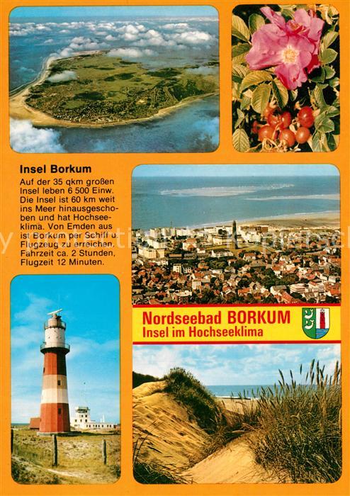 Borkum Fliegeraufnahme Leuchtturm Panorama Dün