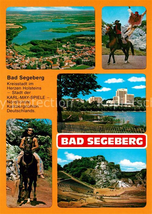 Bad Segeberg Fliegeraufnahme Panorama Karl May Fests