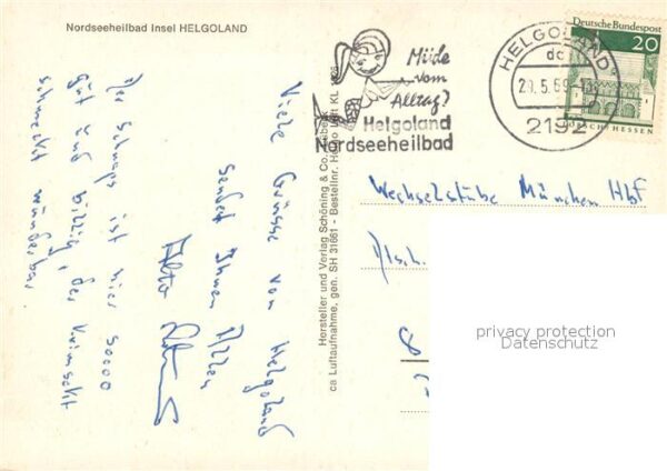 Helgoland Fliegeraufnahme Leuchtturm Steilwandküs – Bild 2