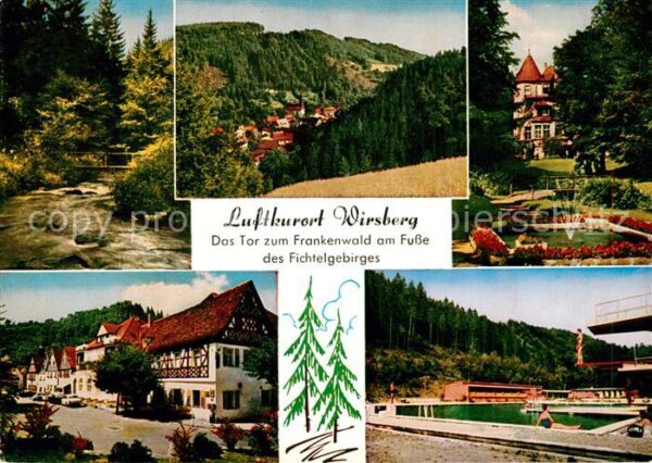 Wirsberg Freibad Park Panorama Stadtansicht