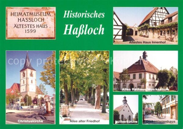 Hassloch Pfalz Ältestes Haus Innenhof Altes Rathaus Mu
