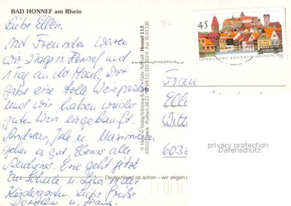 Bad Honnef Rathaus Gnadenkapelle Drachenfels Pfarr – Bild 2