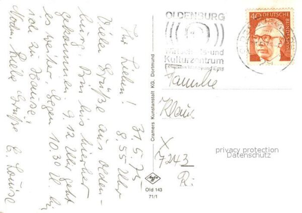Oldenburg Niedersachsen Post Schloss Hauptbahnhof – Bild 2