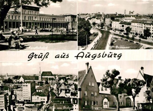 Augsburg Hauptbahnhof Fuggerei