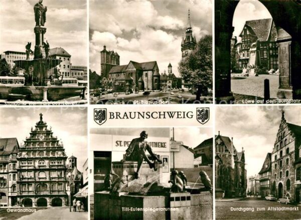 Braunschweig St Blasius Dom Gewandhaus Burgplatz