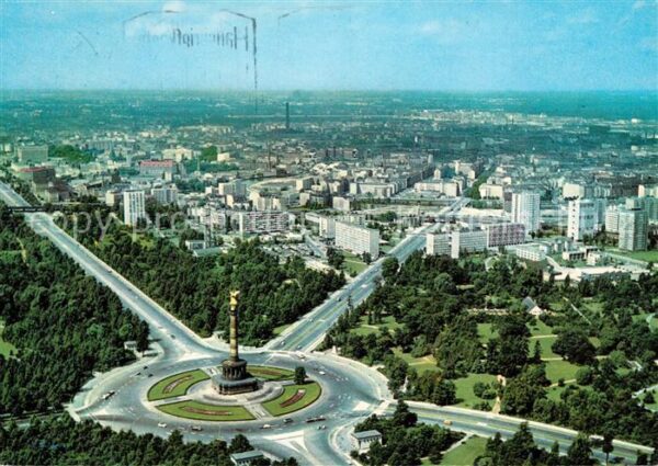 Tiergarten Berlin Siegessäule Hansaviertel