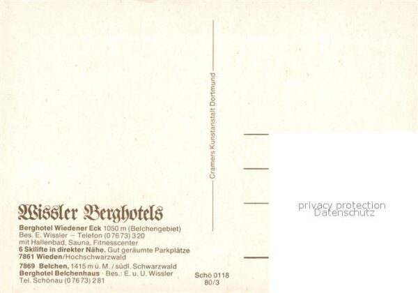 Wieden Schwarzwald Wiedener Eck Berghotel – Bild 2
