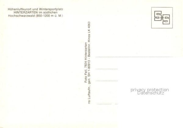 Hinterzarten Fliegeraufnahme – Bild 2