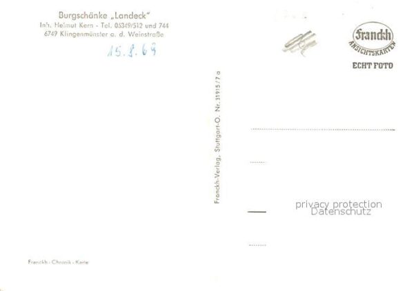 Klingenmuenster Burgschänke Landeck – Bild 2