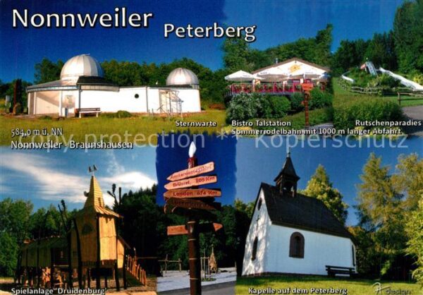 Nonnweiler Peterberg Braunshausen Sternwarte Kapel