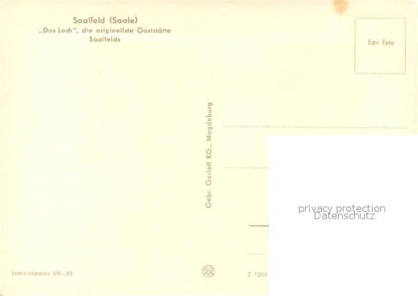 Saalfeld Saale Das Loch Gaststätte – Bild 2