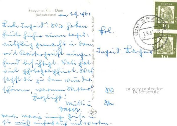 Speyer Rhein Fliegeraufnahme – Bild 2