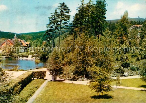 Braunlage Kurpark Gondelteich Wurmberg