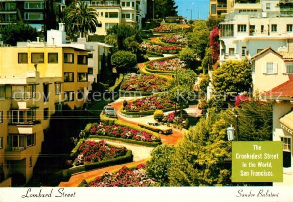 San Francisco California The Crookedest Street