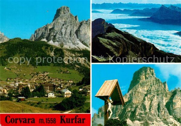 Corvara Pustertal Suedtirol Kurfar Panoramen