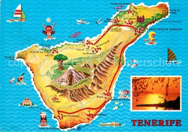 Tenerife Panoramakarte
