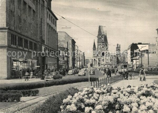 Berlin Tauentzienstraße Kaiser Wilhelm Gedächt