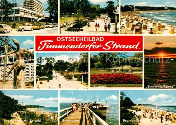 Timmendorfer Strand Strand Promenade Seebrücke Maritim Kong