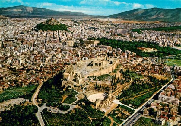 Athen Griechenland Fliegeraufnahme