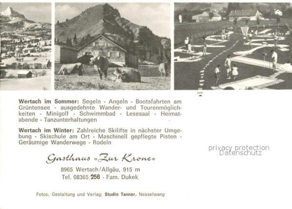 Wertach Gasthaus Zur Krone Grüntensee – Bild 2