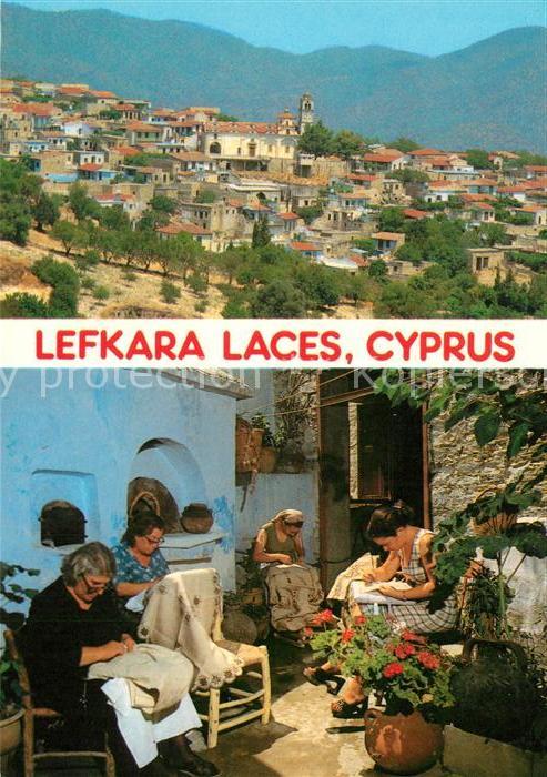 Lefkara Laces Frauen sticken Spitzen