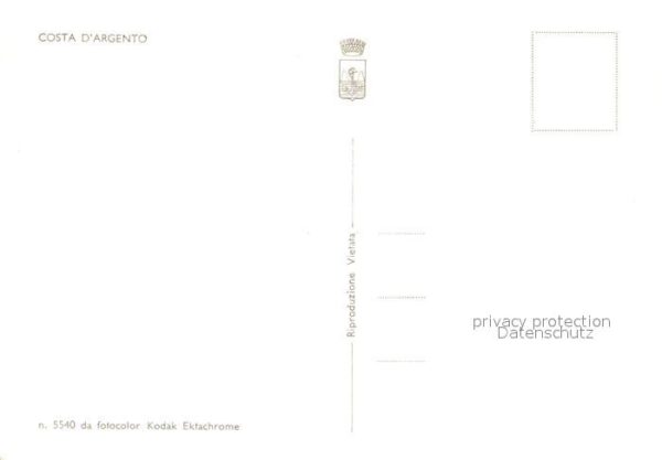 Isola del Giglio Costa d`Argento Landkarte – Bild 2