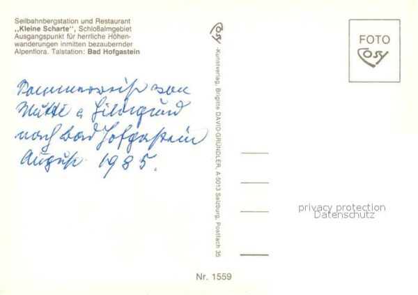 Bad Hofgastein Seilbahnbergstation Restaurant Kleine S – Bild 2
