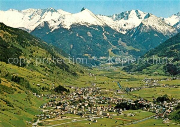 Bad Hofgastein Fliegeraufnahme mit Hohen Tauern