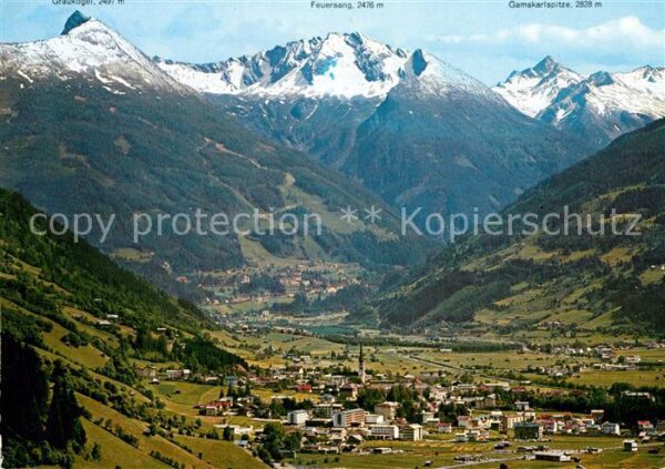 Bad Hofgastein Fliegeraufnahme mit Hohen Tauern