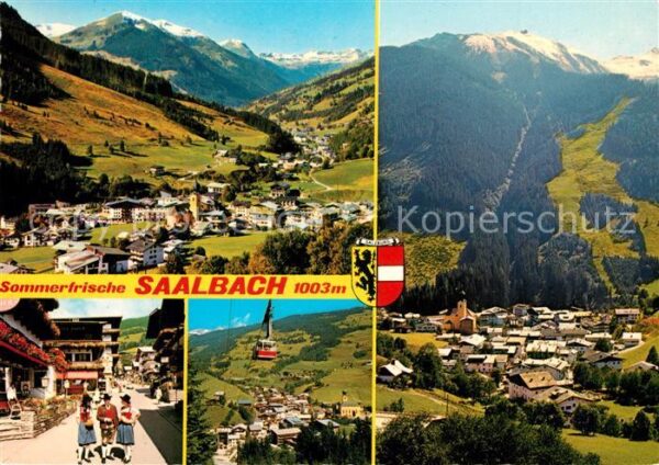 Saalbach-Hinterglemm Fliegeraufnahme Dorfstrasse Schattbergs