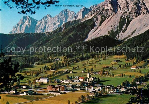 Ramsau Dachstein Steiermark Fliegeraufnahme mit Hoher-Dachstein