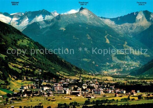 Bad Hofgastein Fliegeraufnahme mit Hohen Tauern