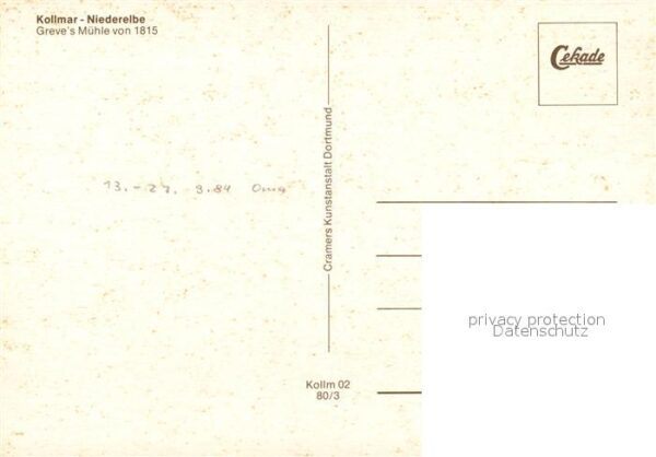 Kollmar Holstein Niederelbe Greves Mühle – Bild 2