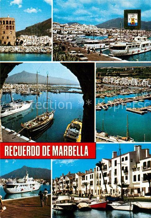 Marbella Andalucia Hafen Fliegeraufnahme