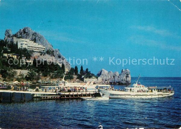 Krim Crimea Gyrsof Bootsanlegestelle