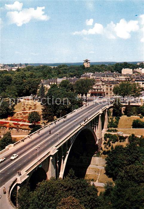 LUXEMBOURG  Luxemburg Pont Adolphe et Place de Bruxelles